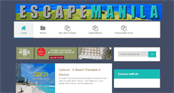 Desktop Screenshot of escapemanila.com